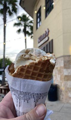 Destin Mud in a waffle cone