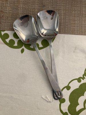 stainless steel large serving spoons ($22 + 20% off)