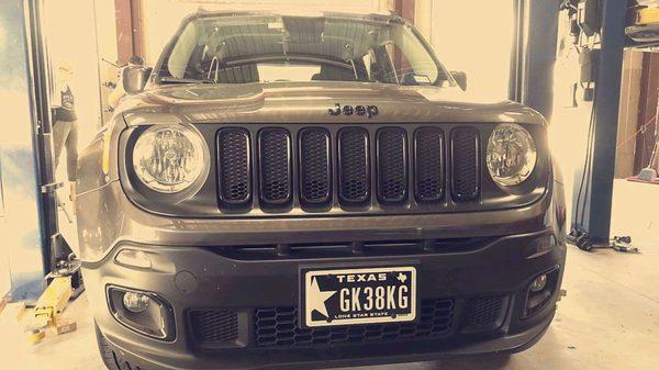 simply an oil change on this Bruce Wayne edition Jeep Renegade