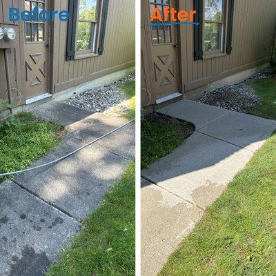 Some surface cleaning done in Dewitt this week! Photo from our website: getprecisionpowerwash.com