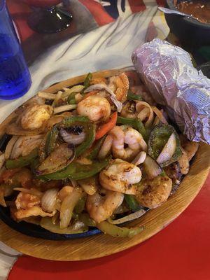 Shrimp Fajitas