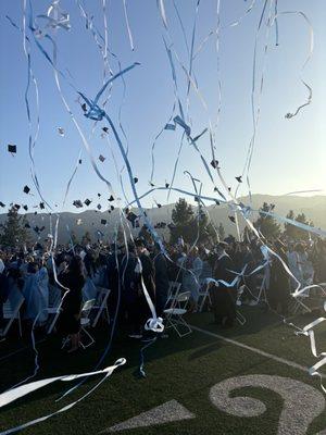 CVHS Graduation Streamers with the Tassel Turn!