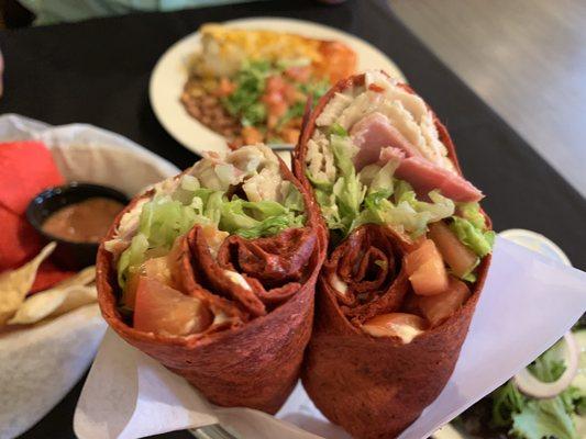 Anasazi Wrap w/ side salad