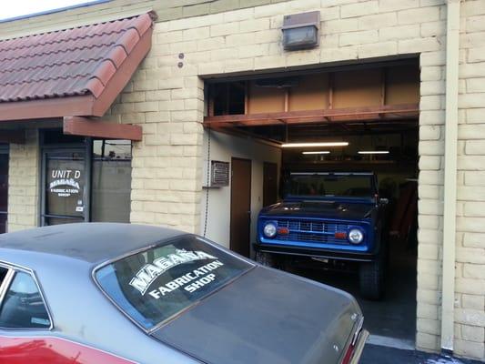 In front of Maganas Fabrication Shop off of valley blvd where some great quality work has been done here. ...