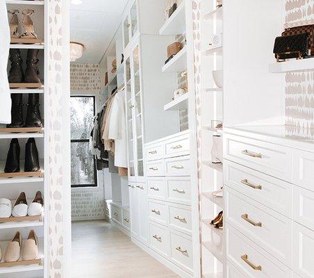 Primary walk in closet