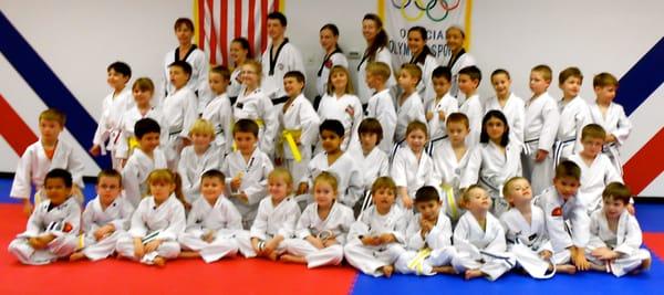 PST Award winning Future Kids after receiving their new belts.