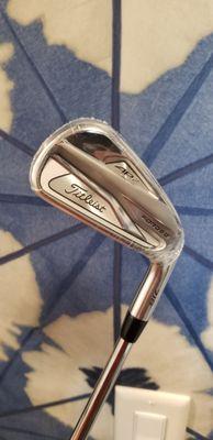 My custom fitted Titleist AP2 irons to spec from Barton Creek Fitting.