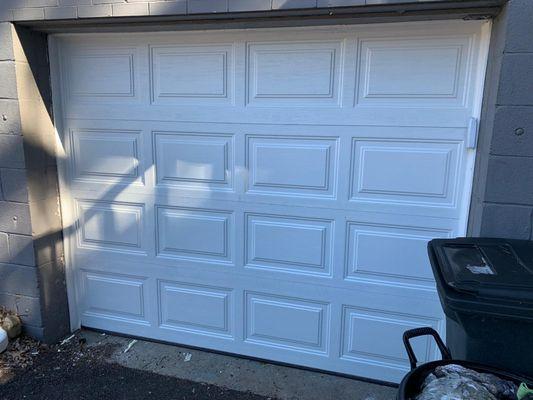 Garage door installation