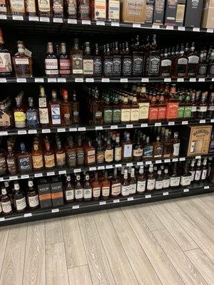 Whiskey selection