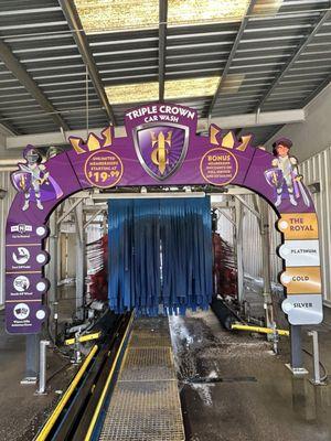 Car wash Entrance