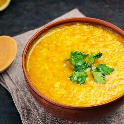 Lentil soup with veggies