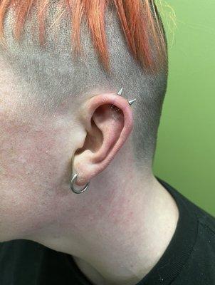 Cartlidge piercing by Danny