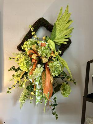 Designed door wreath