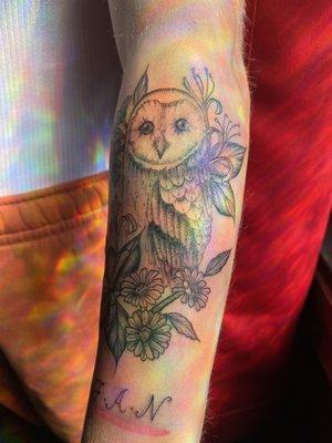 Owl tattoo