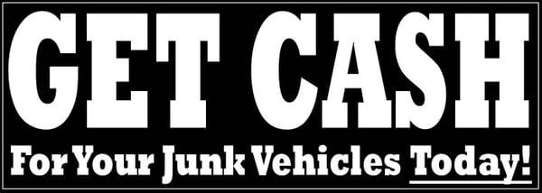 Get Cash For Wrecked or Junk Cars and Trucks. Wrecked, Bad Head Gasket, Bad Transmission, Overheating Problem, Engine Noise.