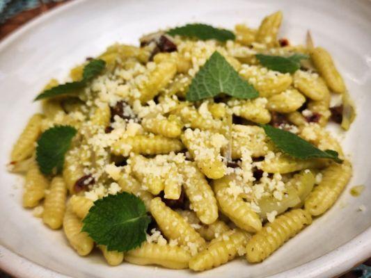 Ricotta Cavatelli with cured pork