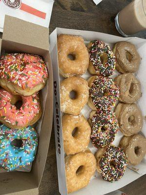 Assorted donuts