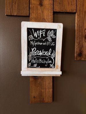 Wifi info