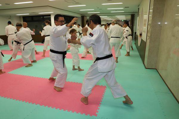 Practice at Tokyo Dojo