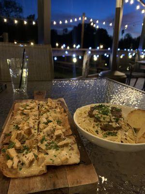 Flat bread and pasta