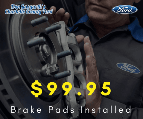 Get Brake Pads Installed