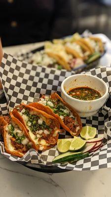 Birria tacos