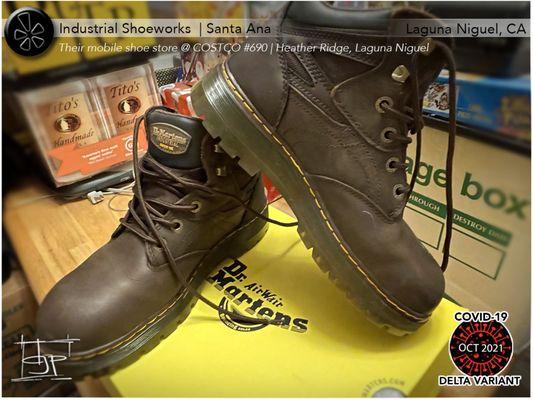 Cost: $127 - Found the shoes online for $110 - $120. The price for the Doc Martin, Plenum WP , steel toe, work boots; fair.