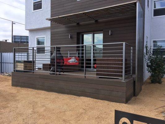 Our spin on "cable railing" that will last a lifetime. Here's one we did for a home in North Park, San Diego!