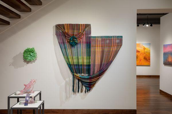 Crystal Gregory, Amber Cowan, and Christina Bothwell at Momentum Gallery