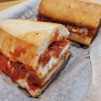 Chicken parmesan sandwich