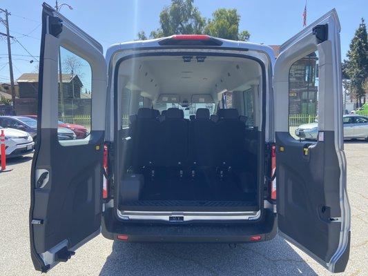 Cargo Area 12 Passenger Ford Transit