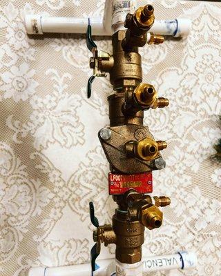 Here we have a double check backflow device that is used on irrigation system's and fire system's! 

#backflow #backflowtester #plumber