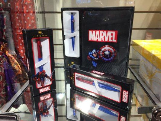 (2017) Marvel Superheroes Cross Pens &  Journal Sets.