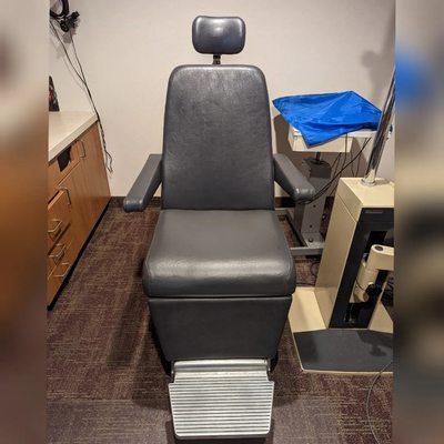 Eye care center chair