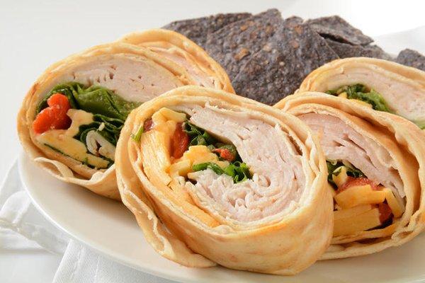 At Panini Tozt, we make Wraps to order. Order online and we will deliver. Turkey BLT Wrap, Chicken Fajita Wrap, California Wr...