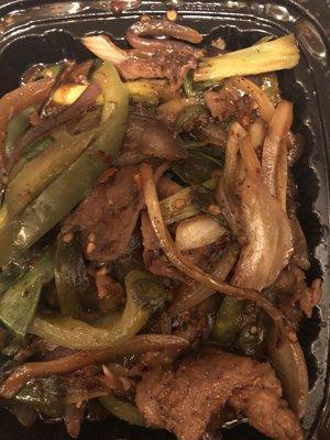 Mongolian beef?