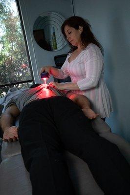 Cold laser for acute pain relief