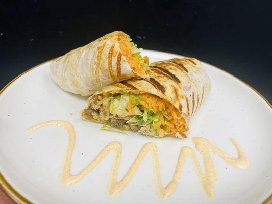 Pollo asado burrito