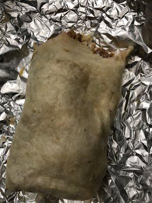 Vegetarian burrito