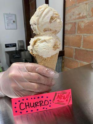 Churro cone