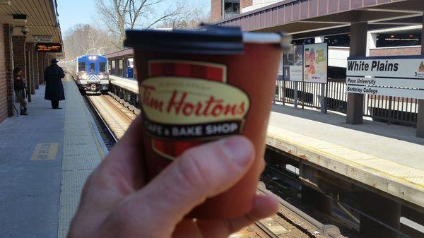 Pretty good coffee, SHITTY train. #M7AsSuck #worsttrainever