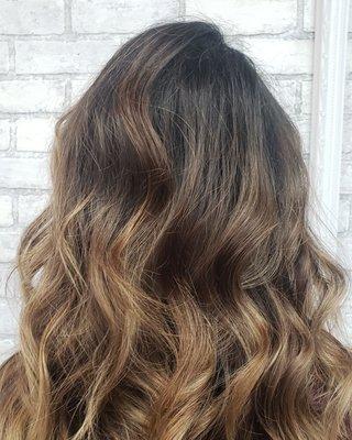 Color melt balayage