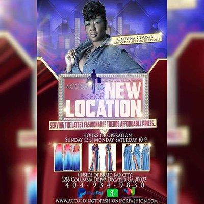 New Location  1216 Columbia Dr Decatur Ga 30032