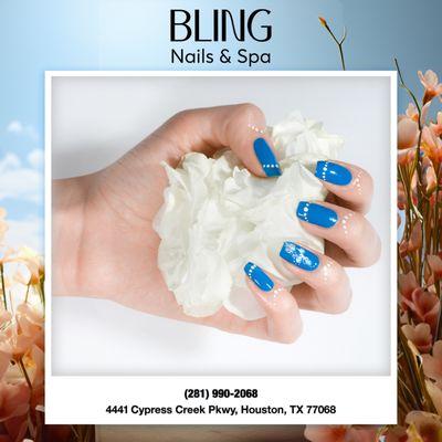 Elevate your nail game with the glamorous services offered at Bling Nails & Spa.