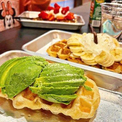 Avocado Toast, Banana Cream Pie and Custom Waffle