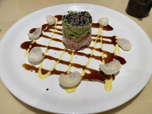 Riceless Avocado Tuna Tower