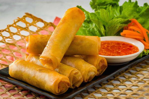 Egg Rolls (vegan option available)