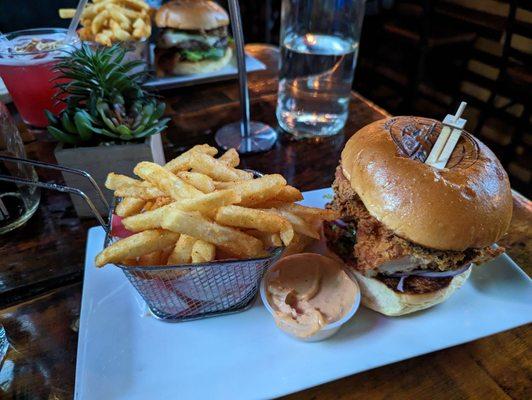 Fried chicken sandwich