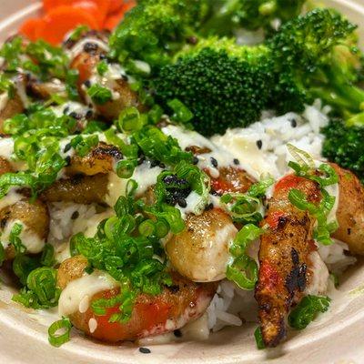 Garlic Shrimp Bowl