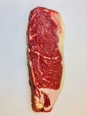 Dry aged NY steak 1'